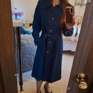 Elegant Navy Blue Women's Dress
